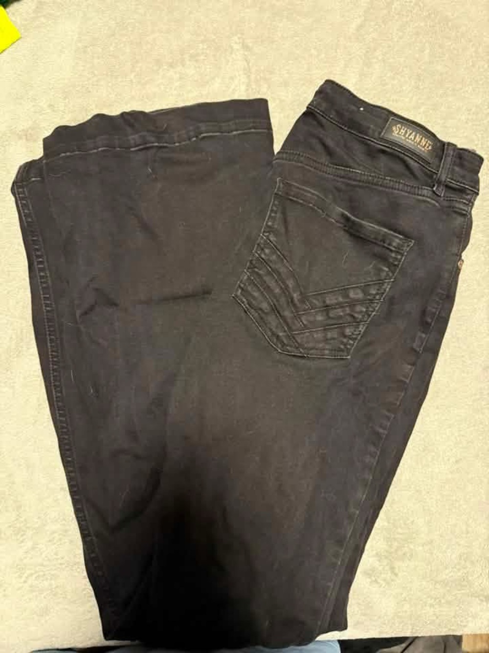 Shyanne Black Boot Cut Fit Jeans
